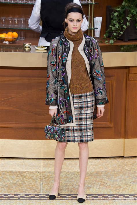 chanel fall 2015 brasserie show|chanel dresses fall 2015.